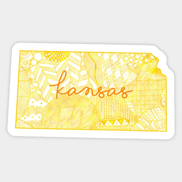 Kansas Sticker by ally1021